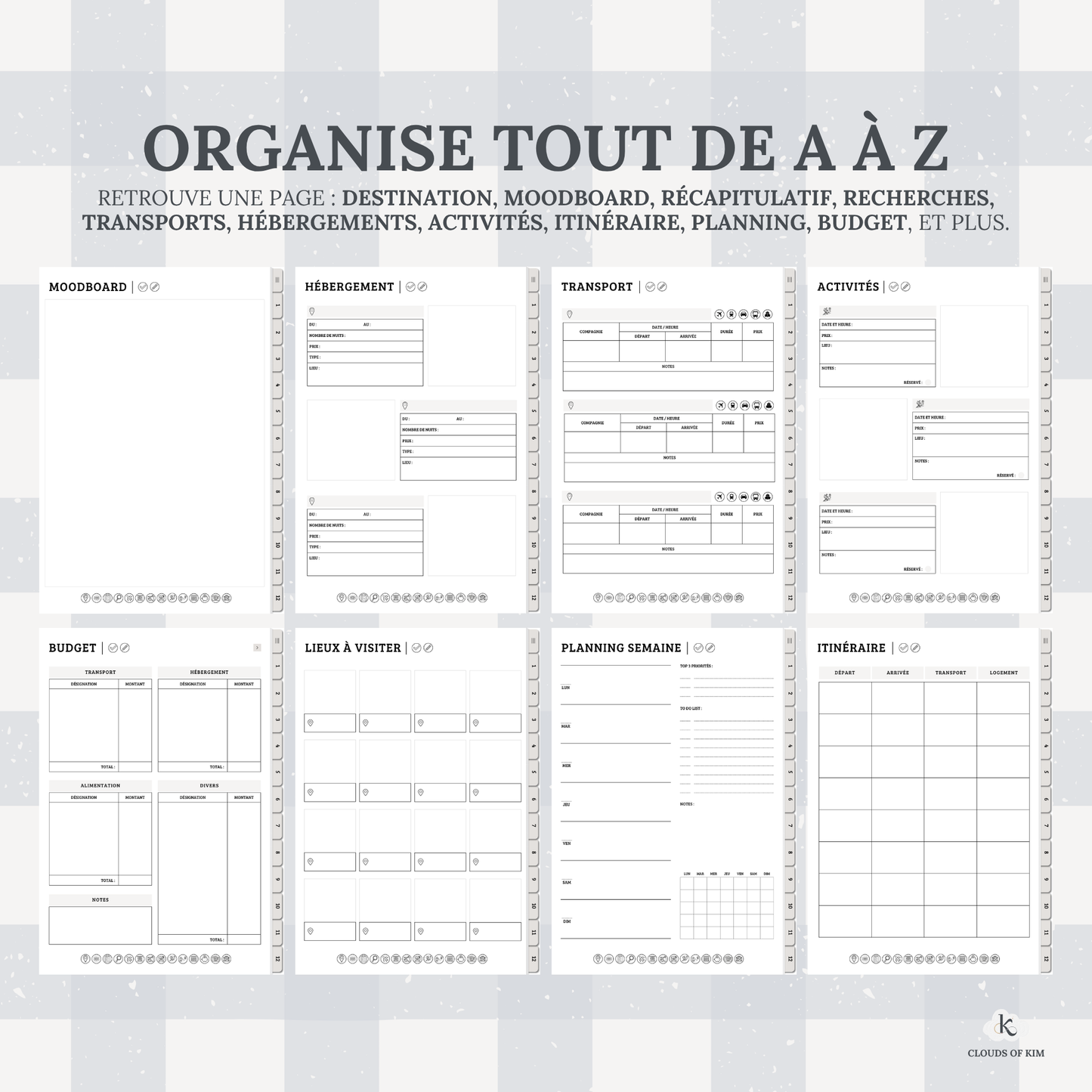 CARNET DE VOYAGES