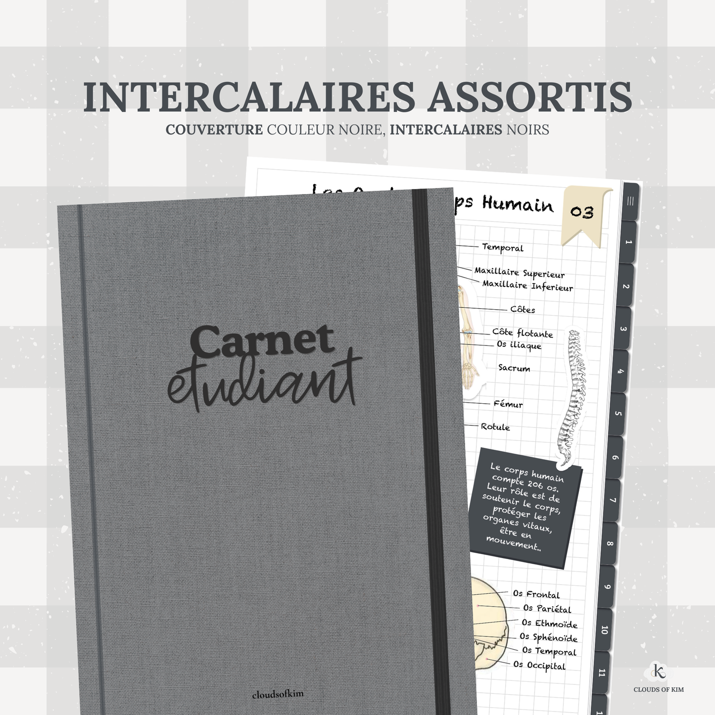CARNET ÉTUDIANT (NOIR)