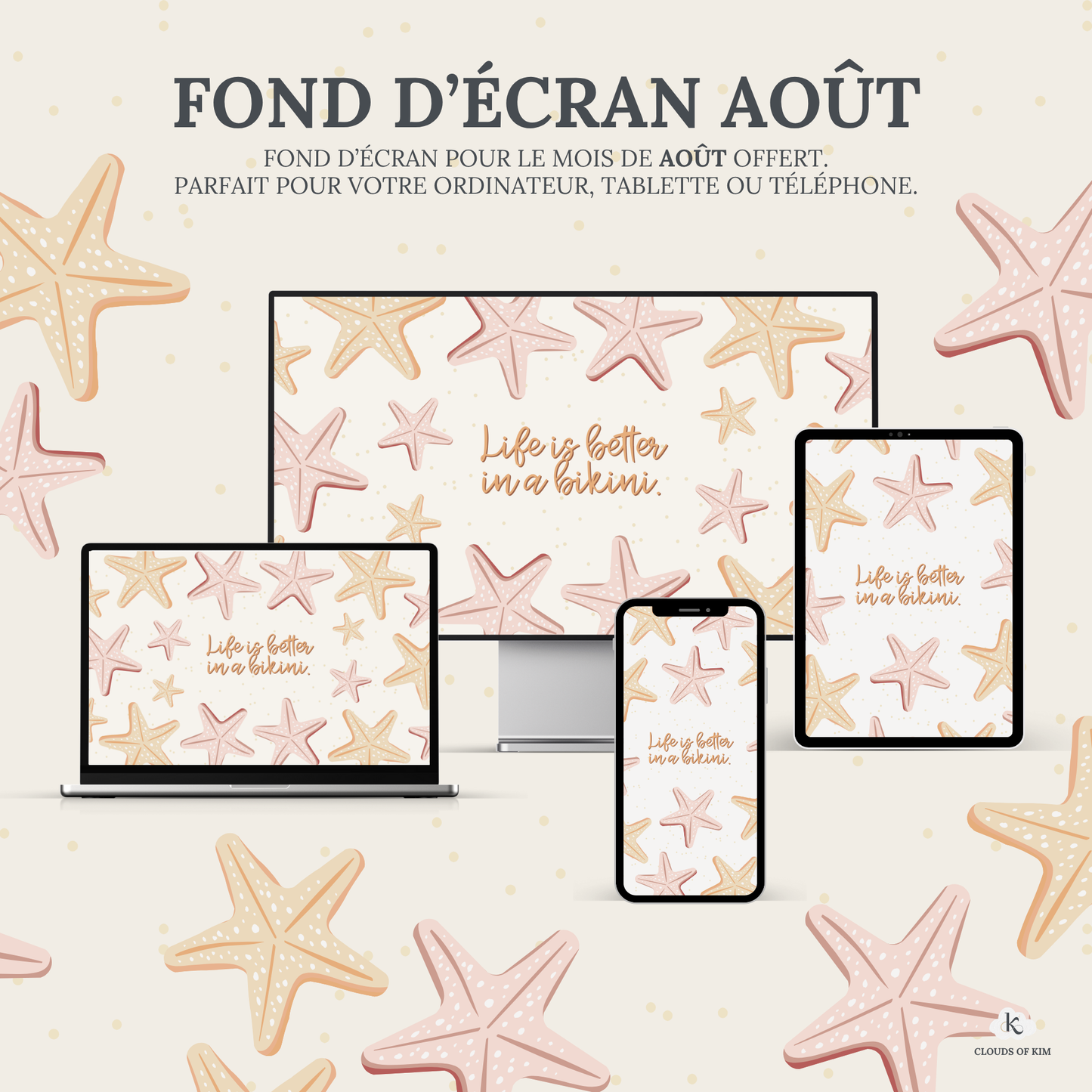 FOND D'ÉCRAN AOÛT