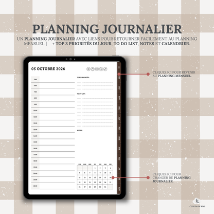 DIGITAL PLANNER 2026/2027 (ESPRESSO)