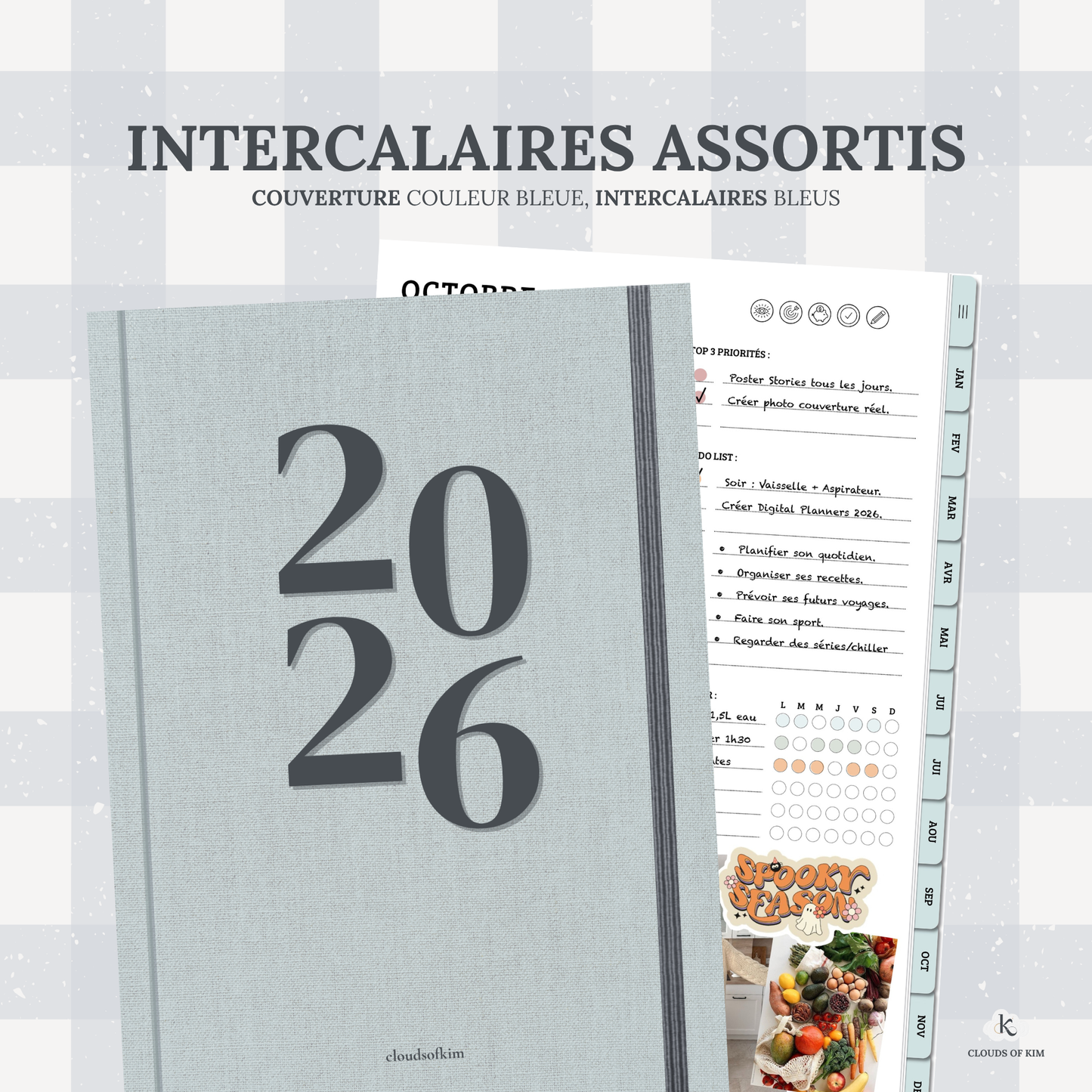 DIGITAL PLANNER 2026 (BLEU)