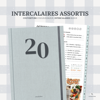 DIGITAL PLANNER NON DATÉ (BLEU)
