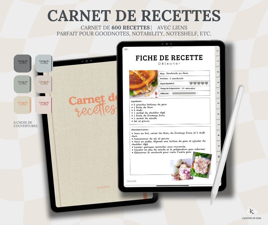 CARNET DE RECETTES