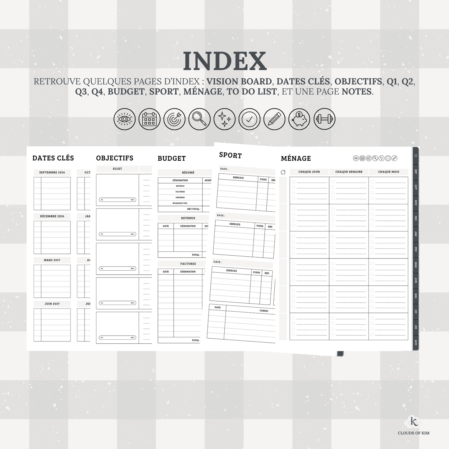 DIGITAL PLANNER 2026/2027 (NOIR)