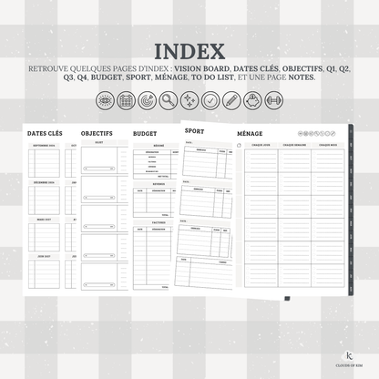 DIGITAL PLANNER 2026/2027 (NOIR)