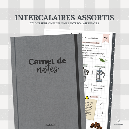 CARNET DE NOTES (NOIR)