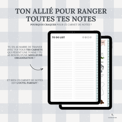 CARNET DE NOTES (BLEU)