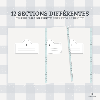 CARNET DE NOTES (BLEU)