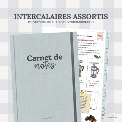 CARNET DE NOTES (BLEU)