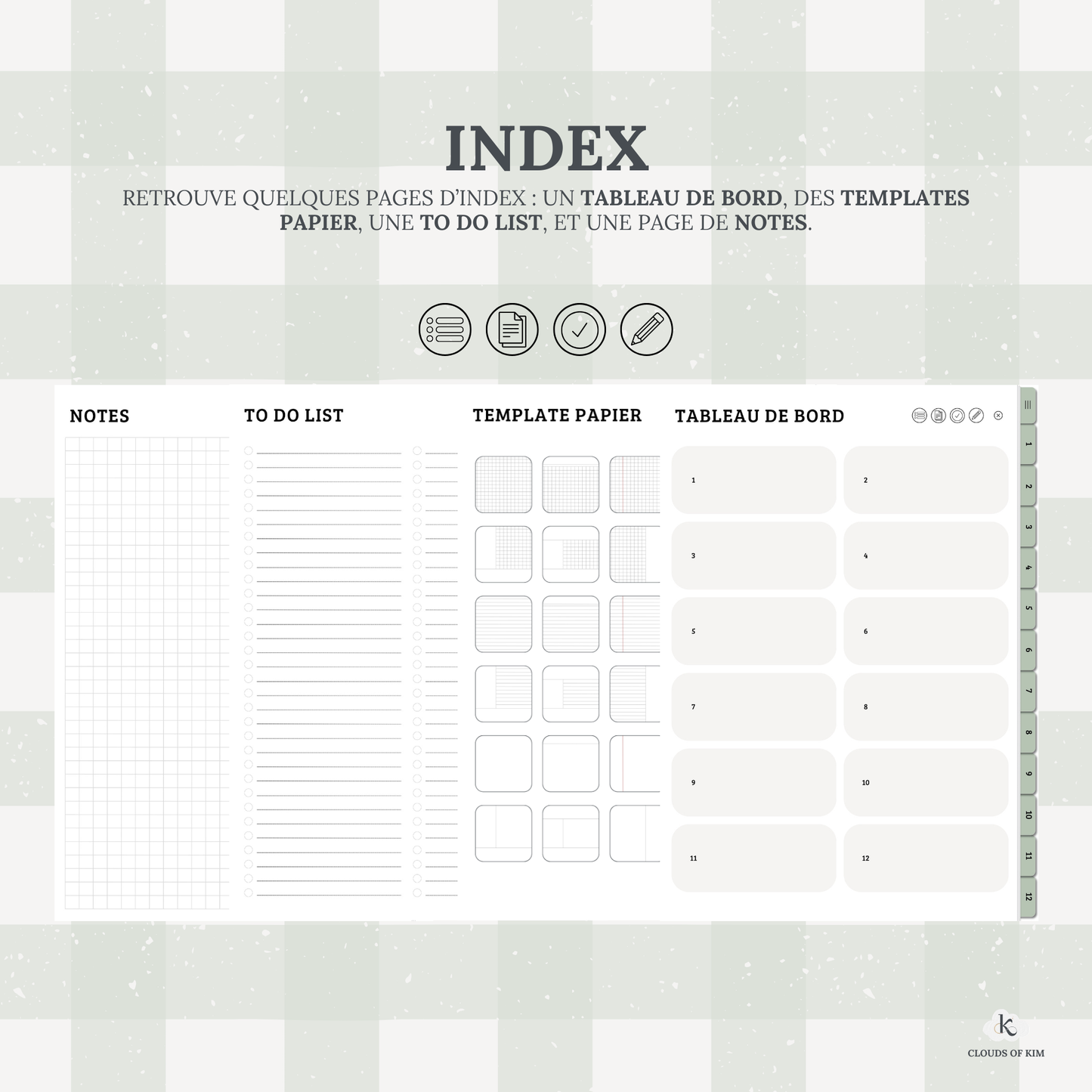 CARNET DE NOTES (VERT)