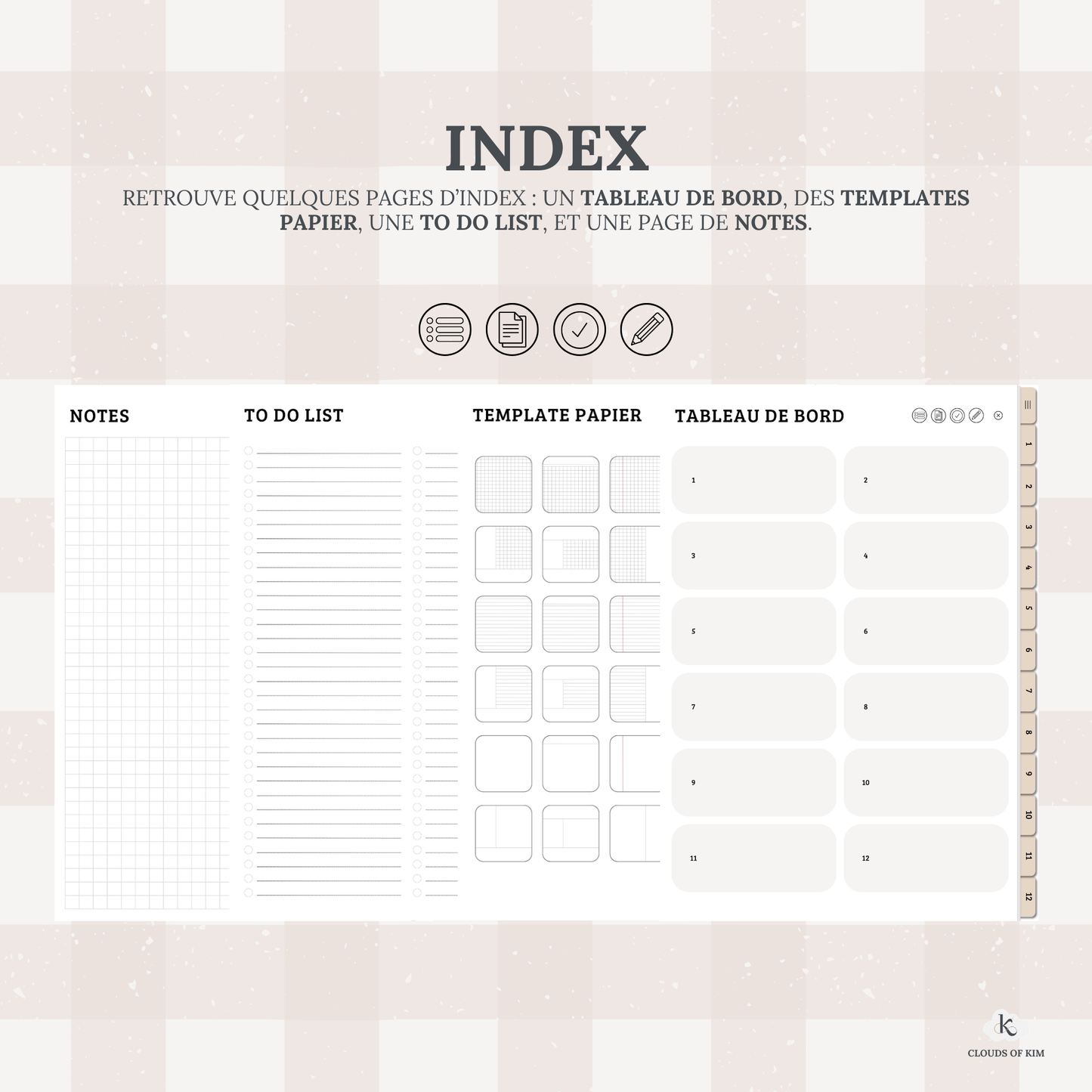 CARNET DE NOTES (BEIGE)