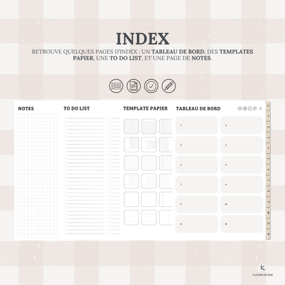 CARNET DE NOTES (BEIGE)