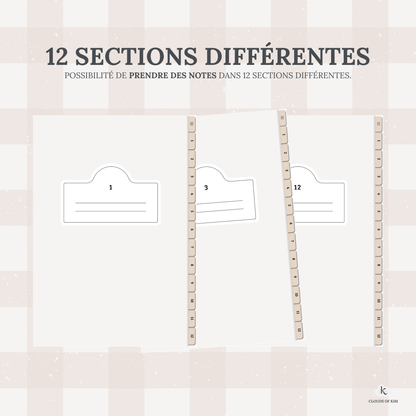CARNET DE NOTES (BEIGE)