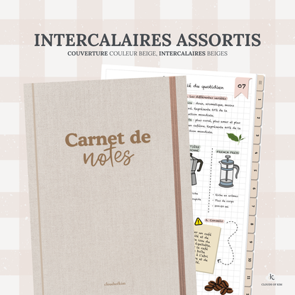 CARNET DE NOTES (BEIGE)