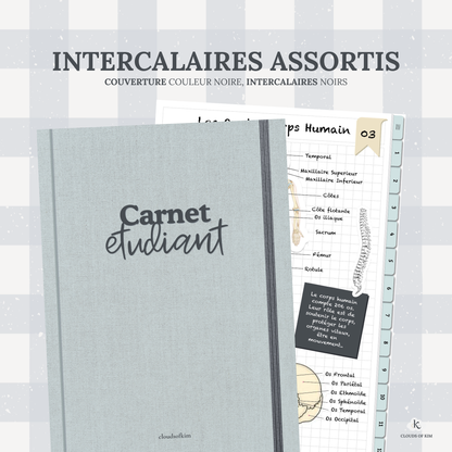 CARNET ÉTUDIANT (BLEU)