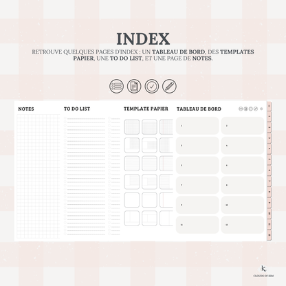 CARNET DE NOTES (ROSE)