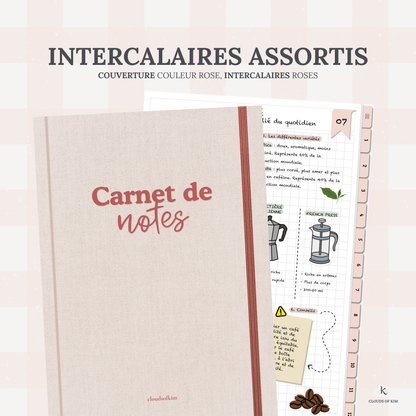CARNET DE NOTES (ROSE)