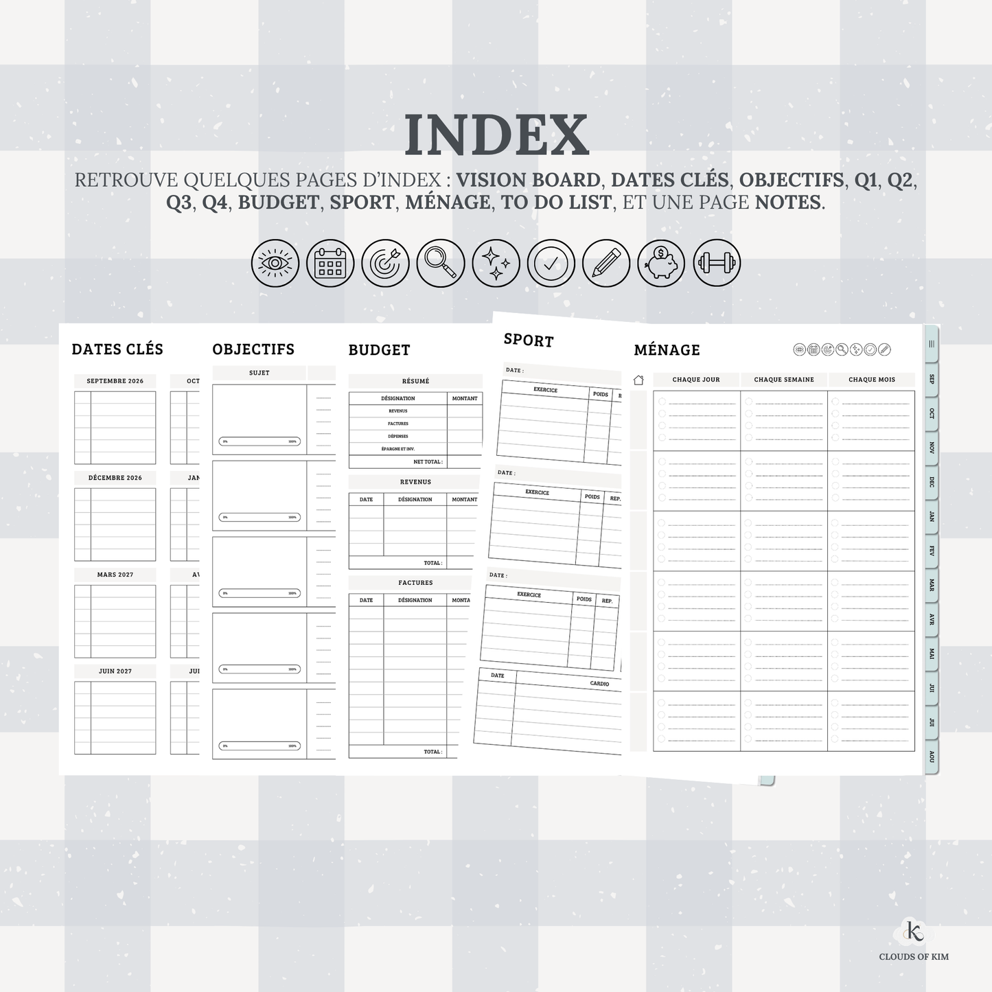 DIGITAL PLANNER 2026/2027 (BLEU)