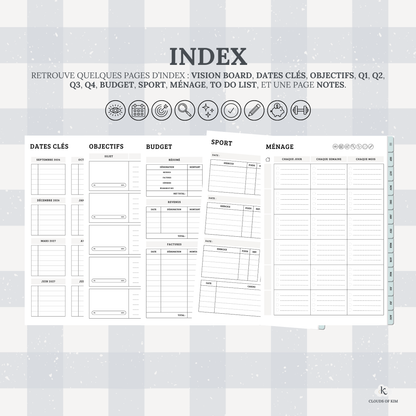 DIGITAL PLANNER 2026/2027 (BLEU)