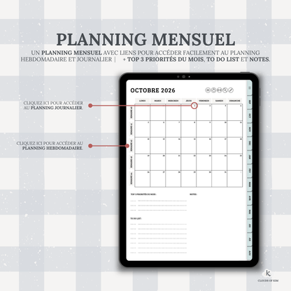 DIGITAL PLANNER 2026/2027 (BLEU)