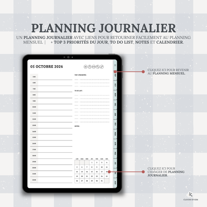 DIGITAL PLANNER 2026/2027 (BLEU)