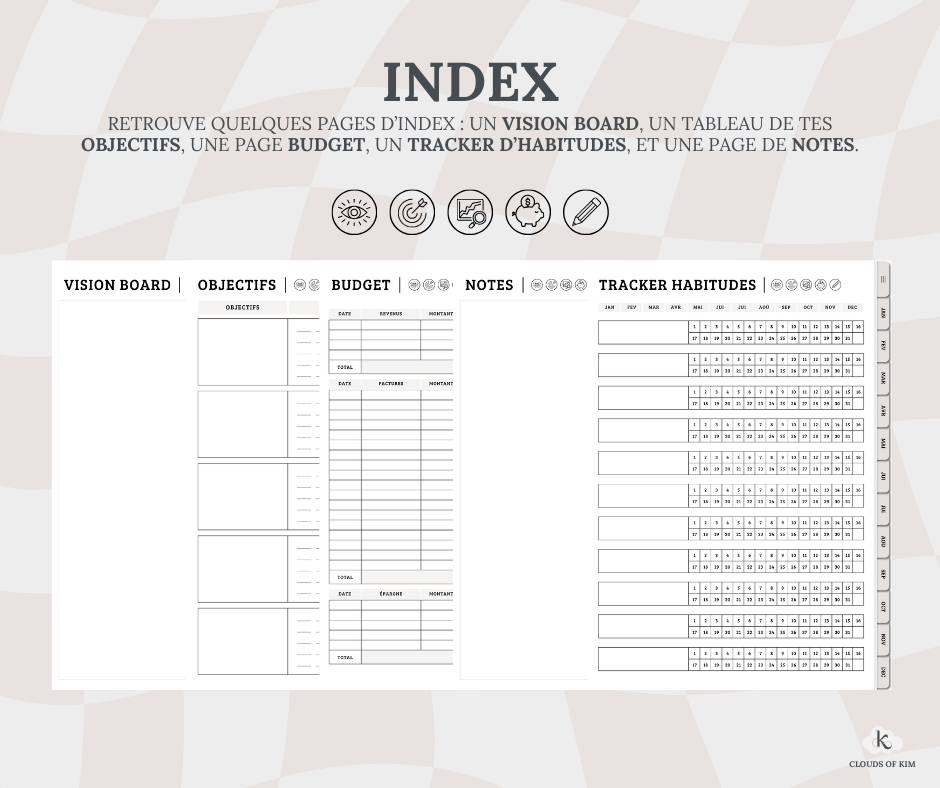 DIGITAL PLANNER JOURNALIER 2025