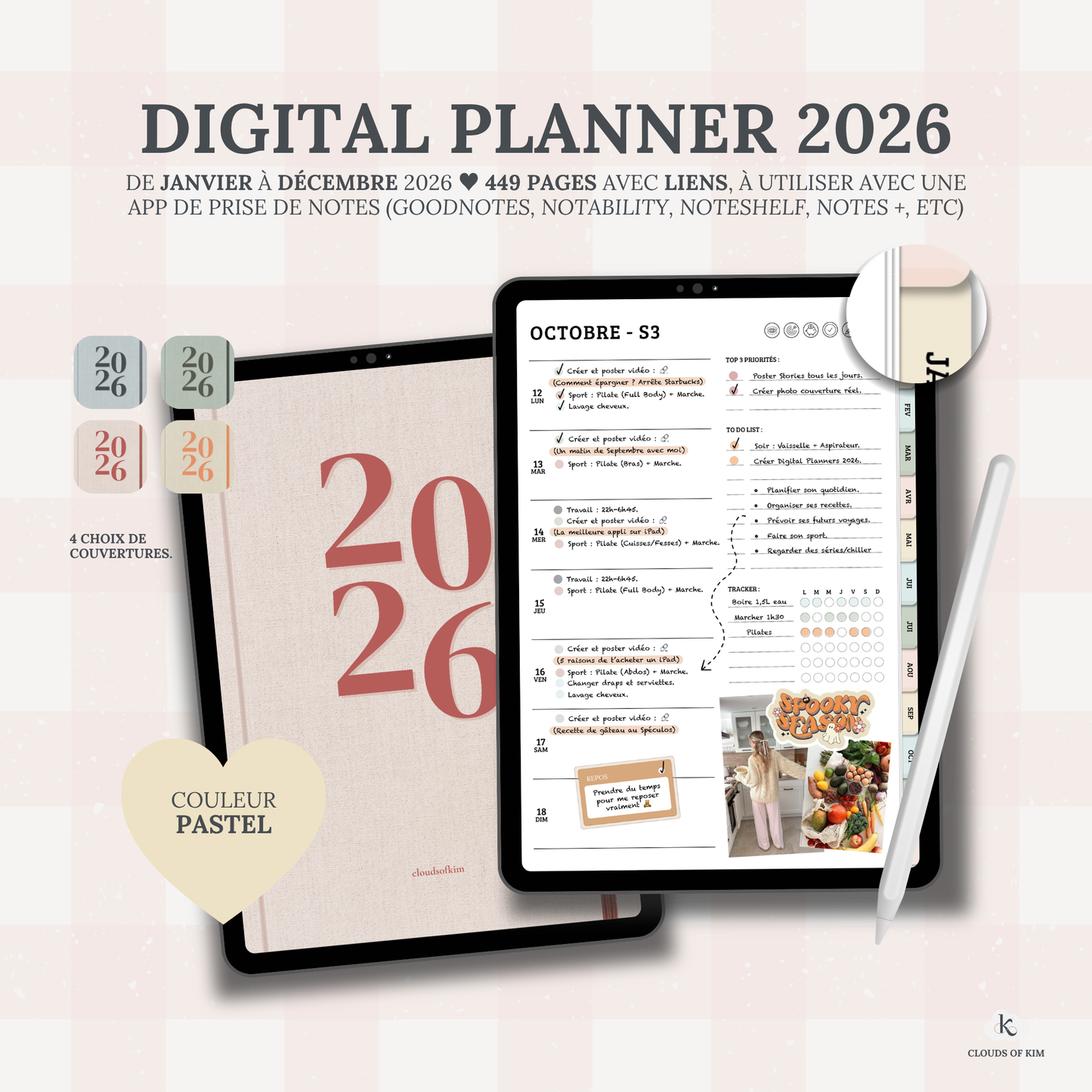 DIGITAL PLANNER 2026 (PASTEL)