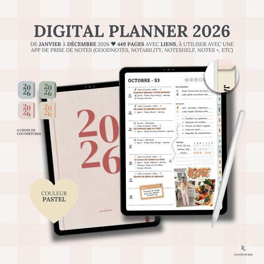 DIGITAL PLANNER 2026 (PASTEL)