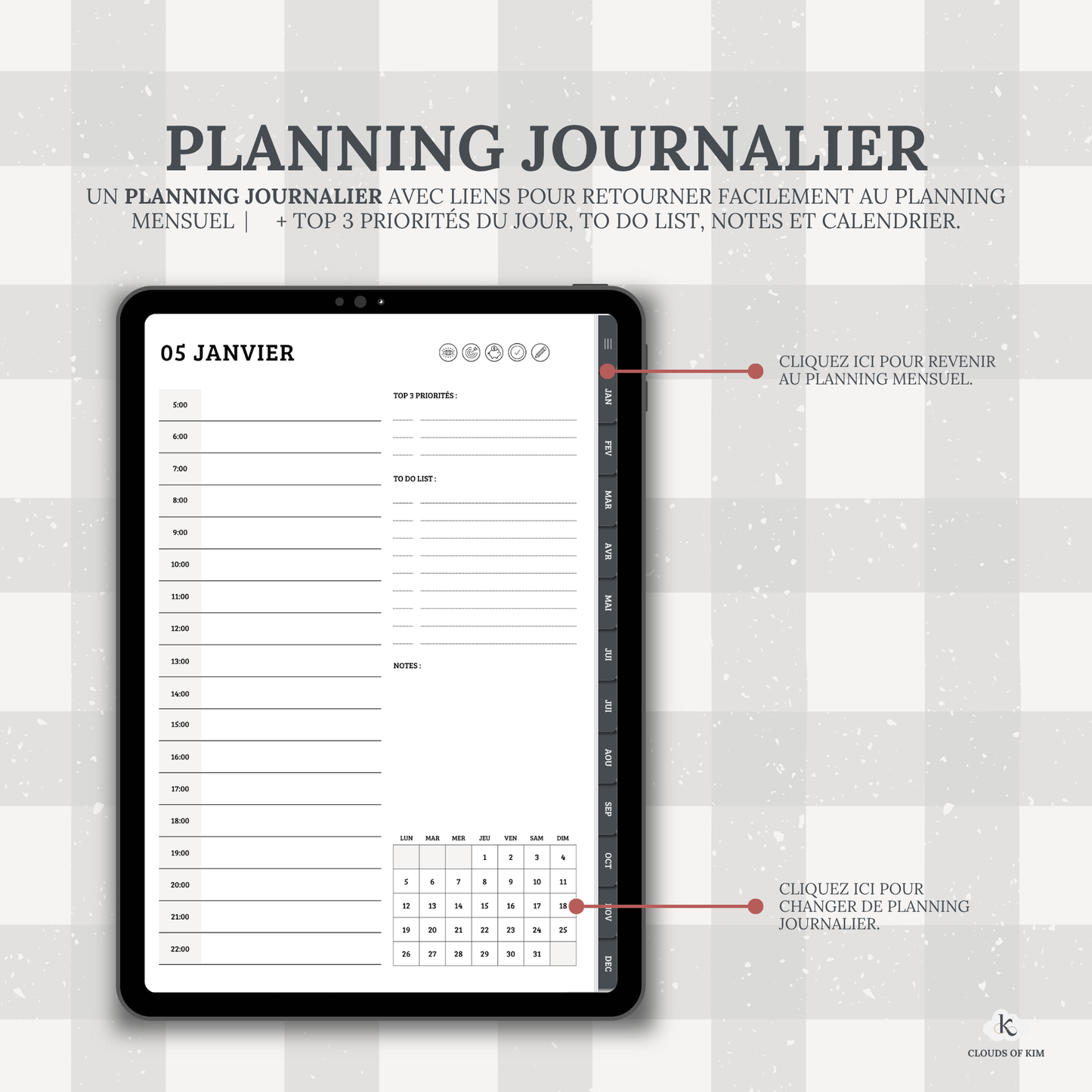 DIGITAL PLANNER 2026 (NOIR)