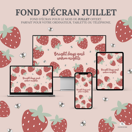 FOND D'ÉCRAN JUILLET