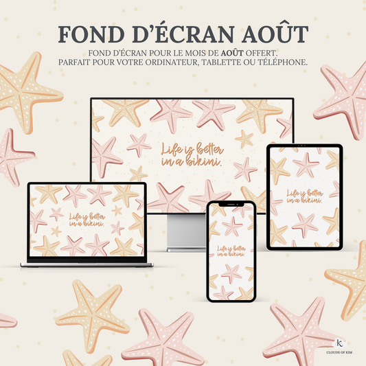 FOND D'ÉCRAN AOÛT