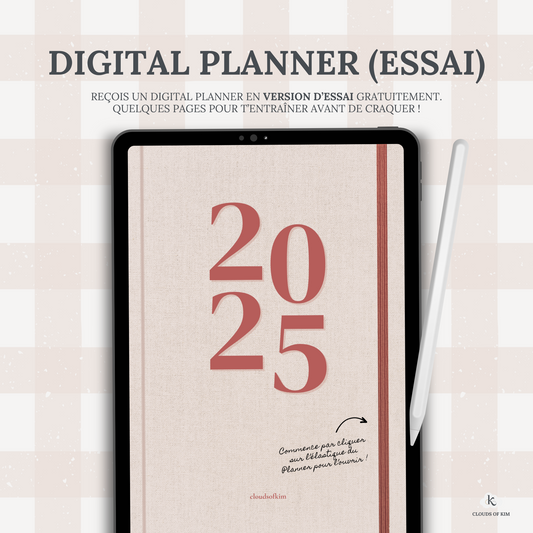 DIGITAL PLANNER (ESSAI)