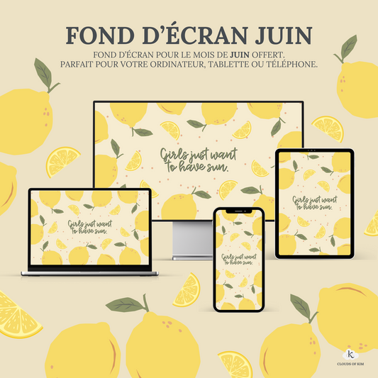 FOND D'ÉCRAN JUIN
